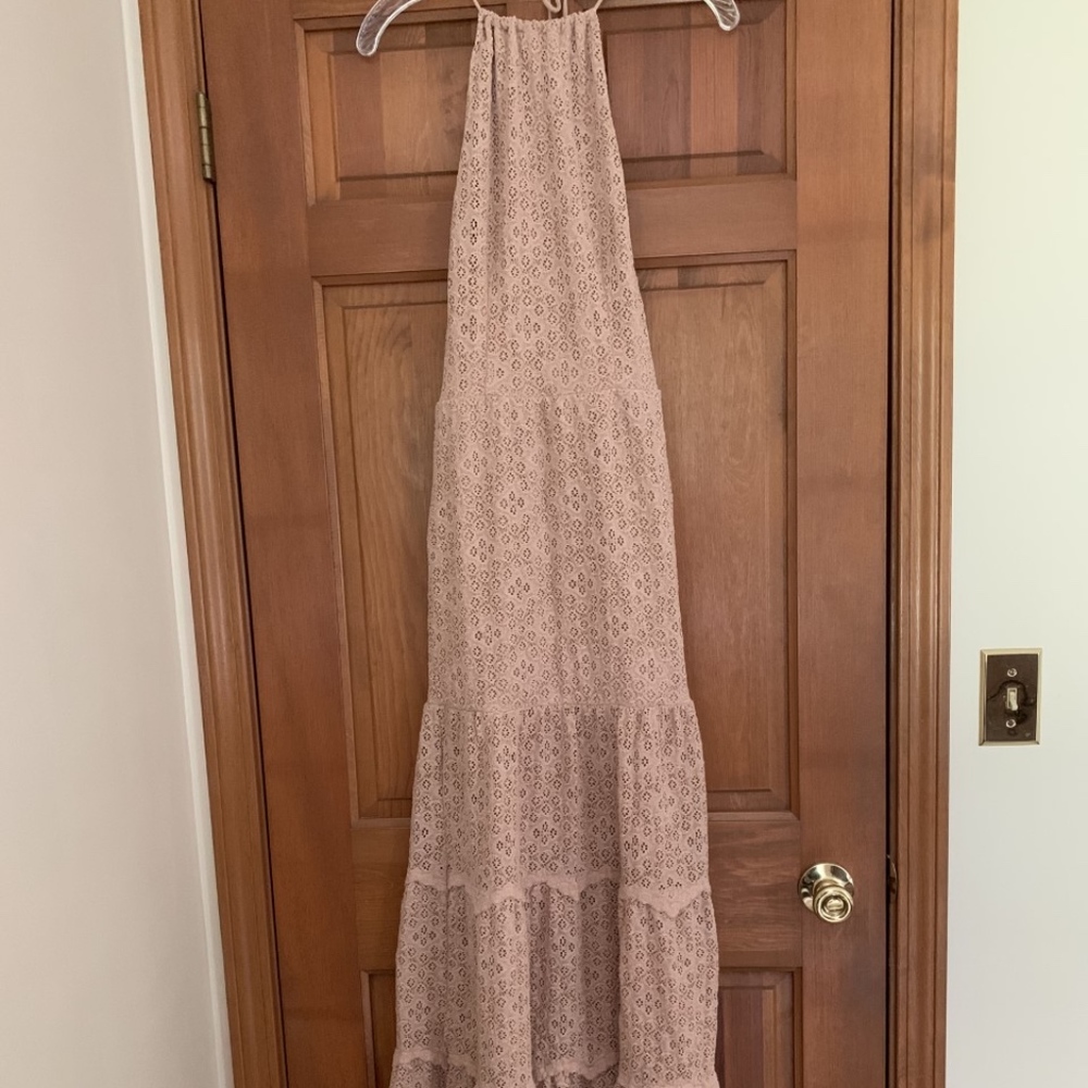 Nightcap Clothing--Diamond Lace Halter Gown